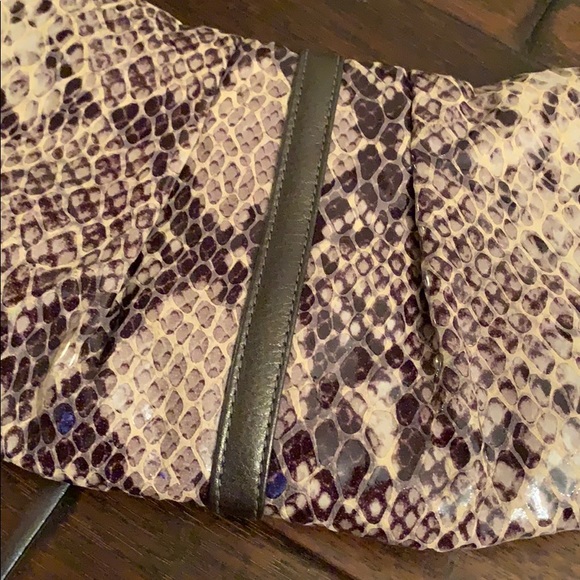 Brighton Snakeskin Print Clutch or Crossbody EUC! - Picture 12 of 16